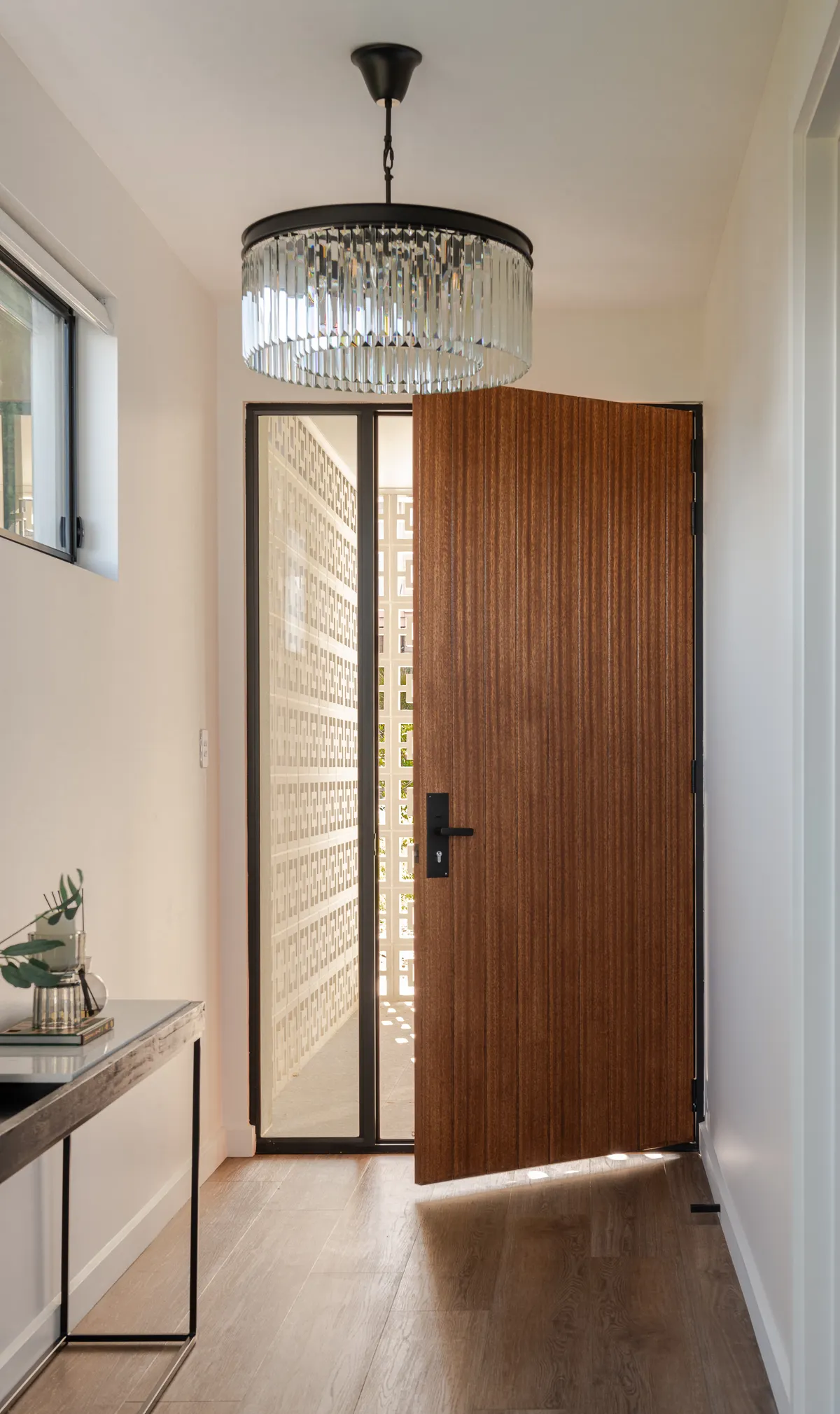 Design mood board — floor plans, joinery drawings & material samples